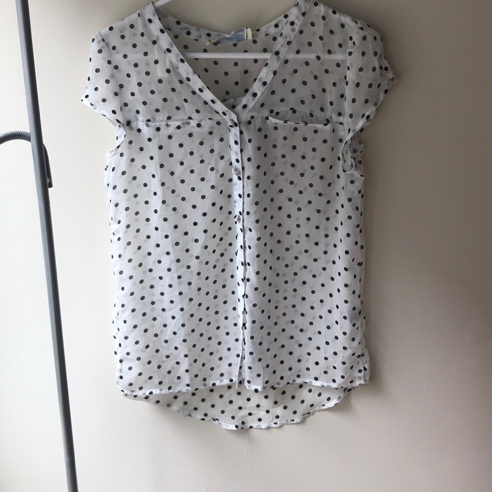 Francesca’s Polka Dot Top